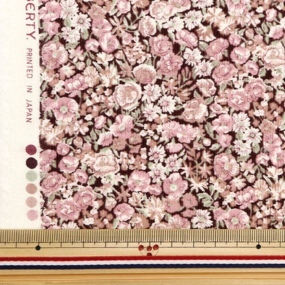 [Aus Quantität 5] Stoff "Liberty Fabric Cord Correping Pink 3639003-J23A" [Yuzawaya Original]