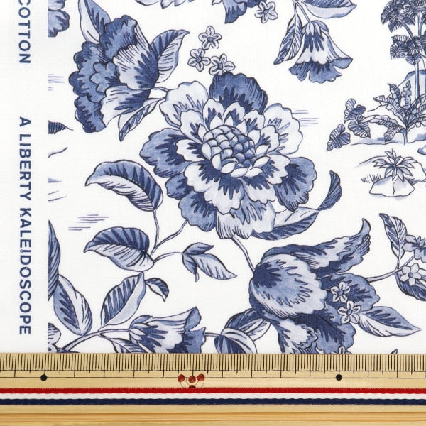 [From quantity 5] Fabric "Liberty Fabric Tana lawn Delft Lagoon 3634135-24CU] Liberty Japan