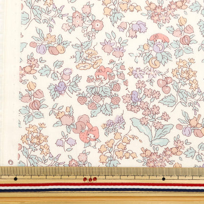 [De la quantité 5] tissu "Liberty tissu tanalone nancy ochard beige dc30715-j24c" [Yuzawaya Original]