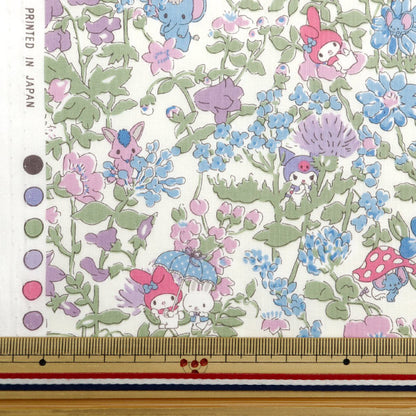 [De la quantité 5] tissu "Liberty tissu tanalone My mélodes Purple DC30716-J24C" [Yuzawaya Original]