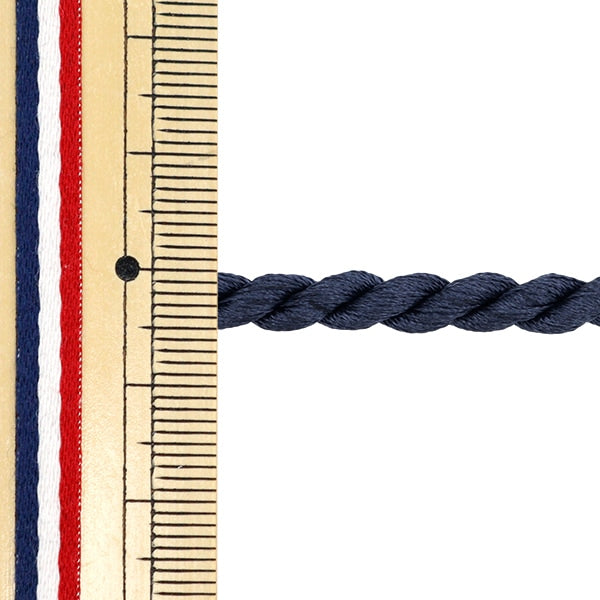 Handicraft tape "Twist code about 5mm width 2m pack navy NR-01C"