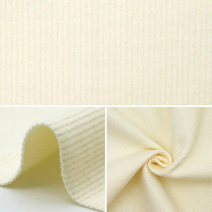 [From quantity 5] Fabric 『CorduroyKnit cream FK53391-A]