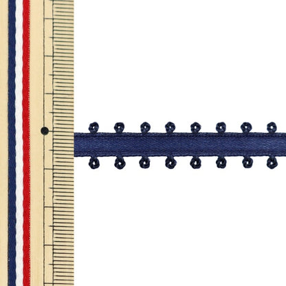 [De la cantidad 5] Cinta "Picot SatinCinta 1600k aproximadamente 6 mm de ancho 19 ° color] Mokuba Wood Horse