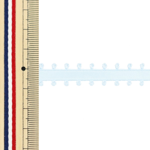 [De la quantité 5] Ruban "Satin PicotRuban 1600k environ 6 mm de largeur 23 Couleur] Mokuba Wood Horse