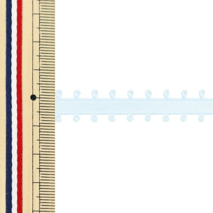 [De la quantité 5] Ruban "Satin PicotRuban 1600k environ 6 mm de largeur 23 Couleur] Mokuba Wood Horse