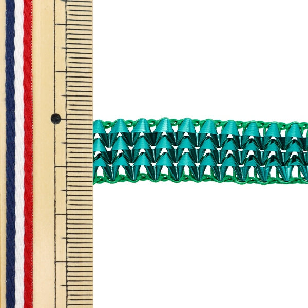 [De la quantité 5] artisanatGarniture 『Garniture pailletée Environ 1,5 cm de large 6e couleur 3003"