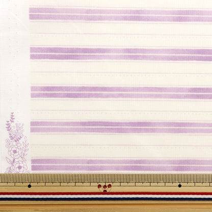 [From quantity 5] Fabric 『Scare Print Friendly Border Purple SQFRBO-PP]