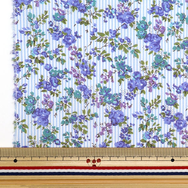 [From quantity 5] Fabric "Liberty Fabric Tana lawn Garland Stripe DC33549-WE] Liberty Japan