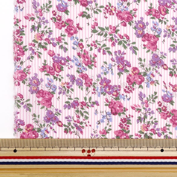 [De la quantité 5] tissu "Liberty tissu tanalone Garland Stripe DC33549-ze" Liberty Japan Liberty Japan