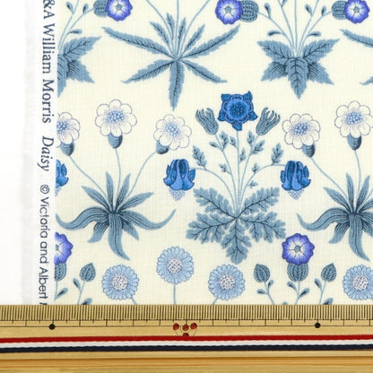 [De la quantité 5] tissu "tobeurs v & a marguerite bleu clair VA10014-B"