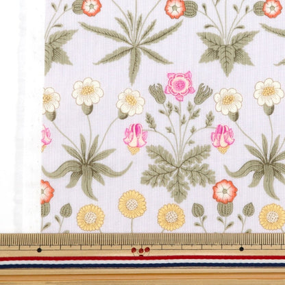 [De la cantidad 5] Fabric "Hojas V&A Daisy Pink VA10014-D"