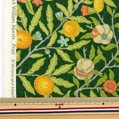 [De la cantidad 5] Fabric "Hojas V y un fruta verde VA10017-D"