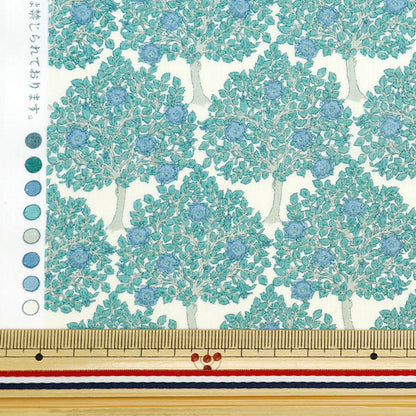 [From quantity 5] Fabric 『Lawn V & A Rose Tree Light Blue VA10021-A]