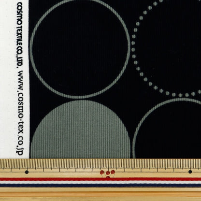 [De la quantité 5] tissu "chemise appelez dix pire de cercle imprimé noir ap35403-1f"