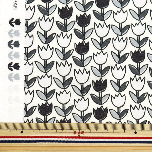 [From quantity 5] Fabric "Broad Tulip Black BRTULIP-BK"