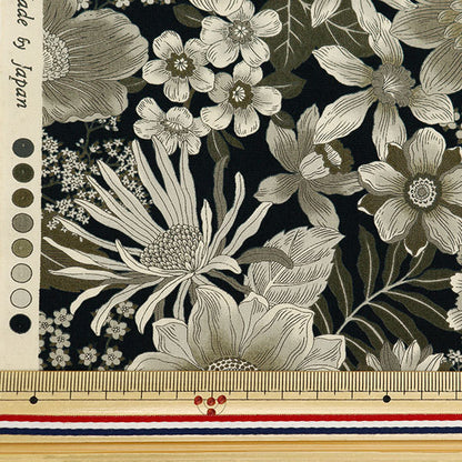 [De la cantidad 5] tela "Broadline Flower Monotone 4225-1-4"