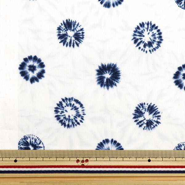 [الكمية من 5] قماش "Scare Shibori Style Japan Pattern Round Shibori 850257-5-3"