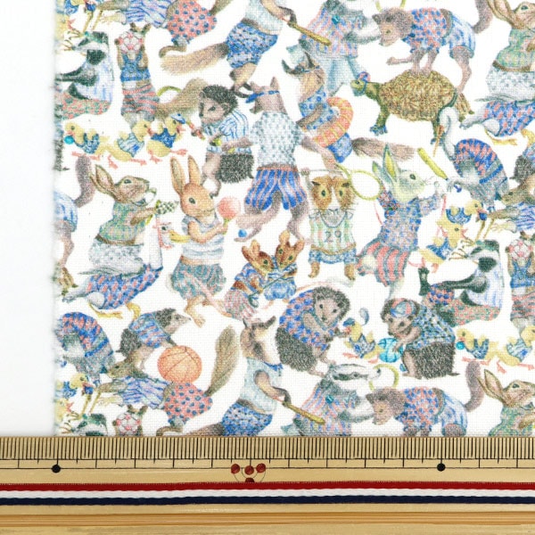 [De la quantité 5] tissu "Liberty tissu 11 Canvas Harabaloo 3631121-21a" Liberty Japan Liberty Japan