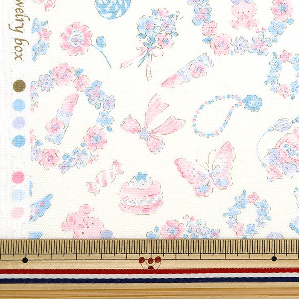 数量5から】 生地 『オックス カラフルキャンバス ジュエリーボックス