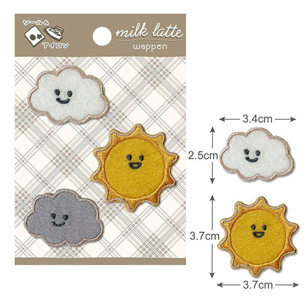 Aufnäher "Milch Latte (Milch Latte) Aufnäher OHISAMA & KUMUMO MLW-24]