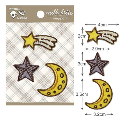 Aufnäher "Milch Latte (Milch Latte) Aufnäher Moonstar MLW-25]