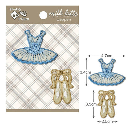 Aufnäher "Milch Latte (Milch Latte) Aufnäher Ballett MLW-29]