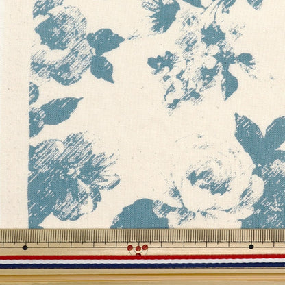 [Aus Quantität 5] Fabric "Sheiting Angel Softwork Nova Vintage Flower NSE-Vifl-Bly" Kokka Kokka