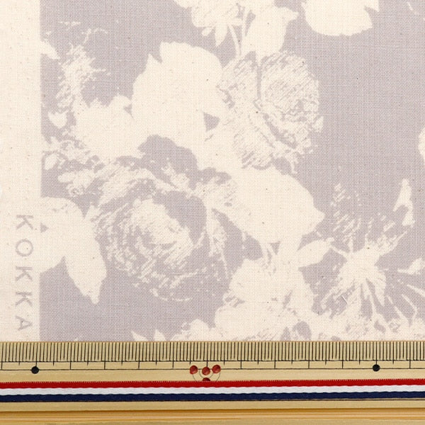 [From quantity 5] Fabric 『SheetingAngel Soft Processing NOVA Vintage Flower NSE-VIFL-PKBE] KOKKA