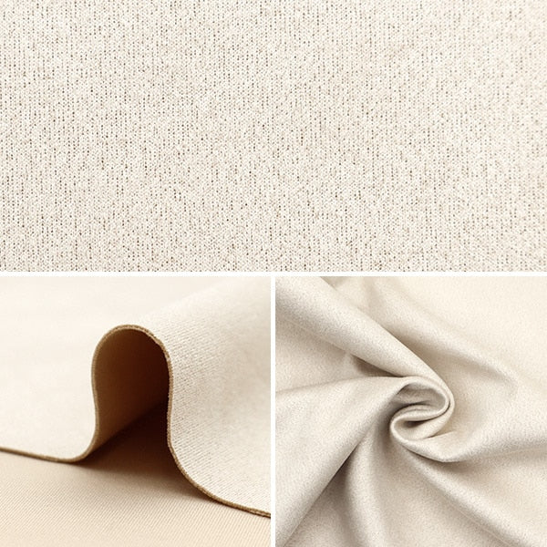 [From quantity 5] Fabric "fakeSuedeStretch ivory 2 SUEST-IV2]