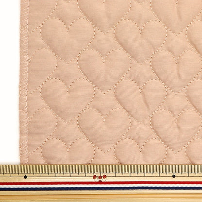 [Aus Quantität 5] Stoff "Quilting Nerori Rose Heart Quilt Beige Nrf-05H-Be"