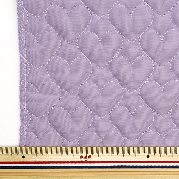 [De la quantité 5] tissu "Quilting Nerori Rose Heart Quilt Lavender NRF-05H-V"