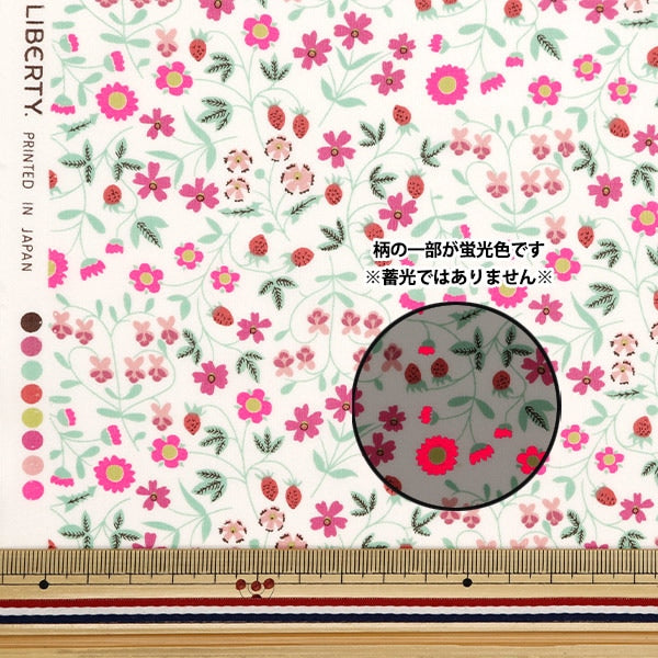 [De la quantité 5] Liberty tissu néon couleur tanalone petit mirabel 3632003-J24a Liberty Japan Liberty Japan