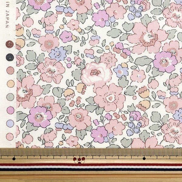 [Dalla quantità 5] Fabric "Liberty Fabric Ox Betszi 85%Riduzione rosa 33322019SJ24E" [Yuzawaya Originale]