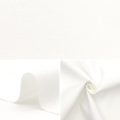 [From quantity 5] Fabric "Super water-repellent twill plain white PL-TWTC-WH"