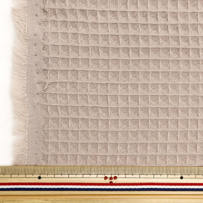 [De la cantidad 5] Fabric "Domotex Rich Waffle Latte Domo-Wa8"