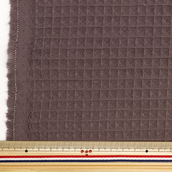 [De la cantidad 5] Fabric "Domotex Rich Waffle Cocoa Domo-Wa9"