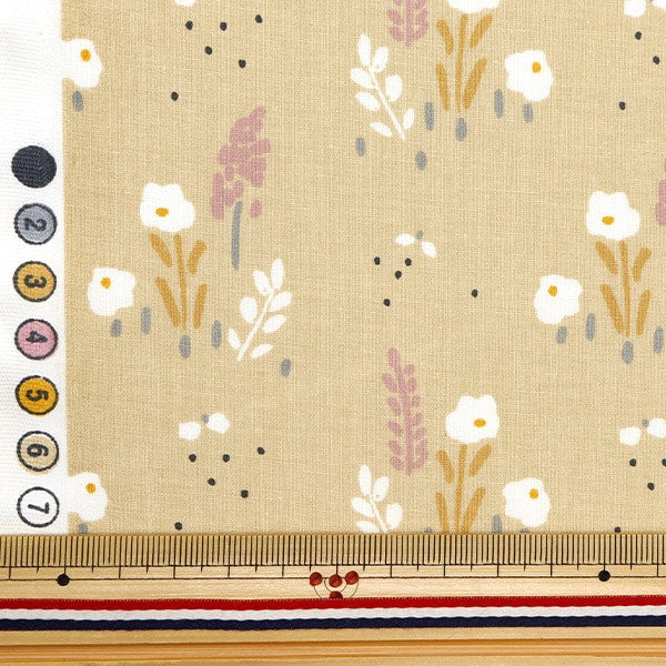 [From quantity 5] Fabric "DOMOTEX Cotton Print Yukidake DOMO-CPT21"