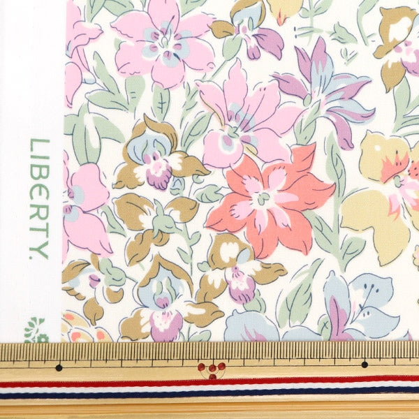 [From quantity 5] Fabric "Liberty Fabric OrganicTana lawn Bows 157J901-C] Liberty Japan