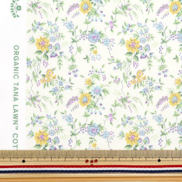 [From quantity 5] Fabric "Liberty Fabric OrganicTana lawn Floribanda 157J902-B] Liberty Japan