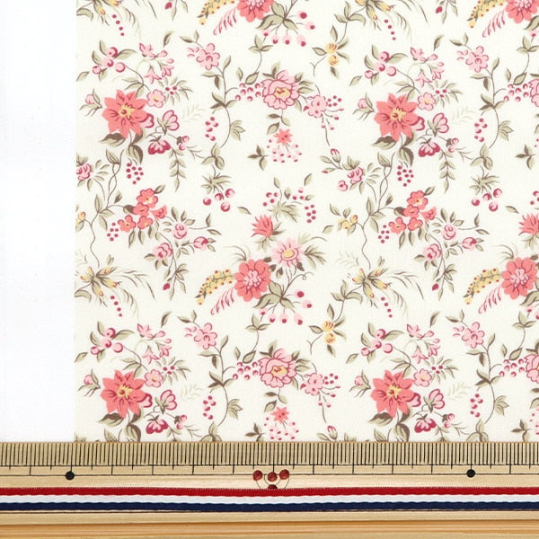 [Da 5] Fabric "Liberty Fabric Organic Tanalone Floribanda 157J902-C" Liberty Japan Liberty Japan