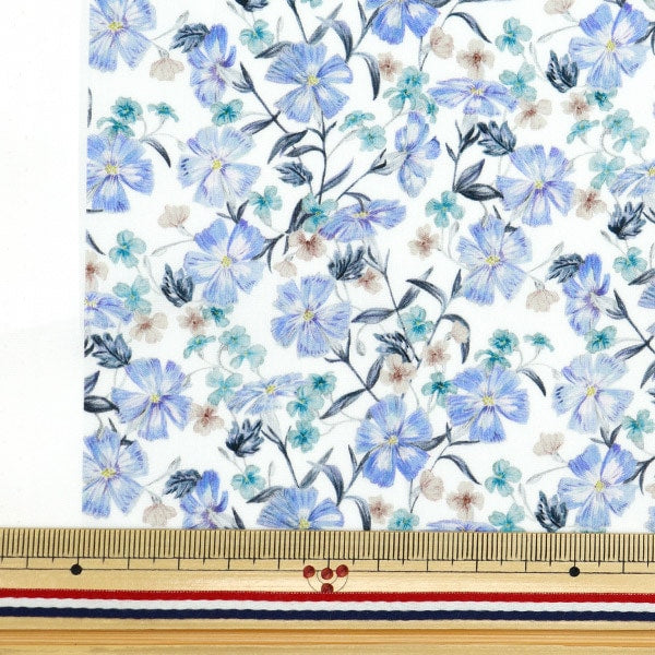 [From quantity 5] Fabric "Liberty Fabric OrganicTana lawn Norfolk Garden 157J908-A] Liberty Japan