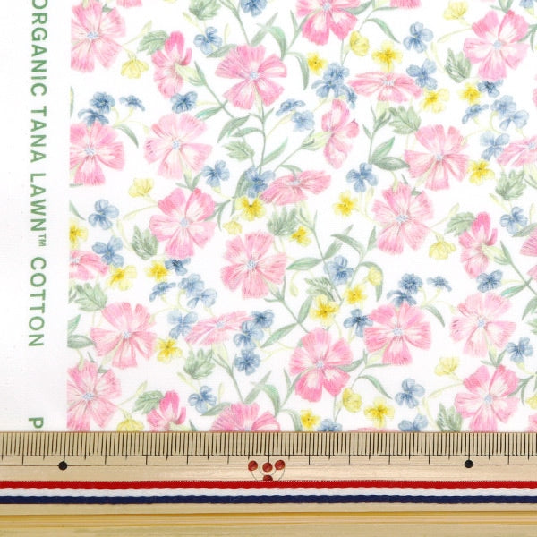 [الكمية من 5] قماش "Liberty Fabrics Organic Tanana Lawn Norfolk Garden 157J908-D" Liberty Japan Liberty Japan