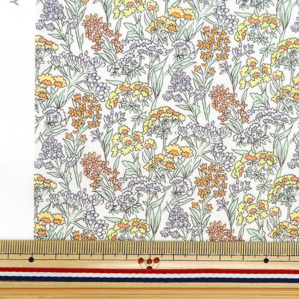 [Dalla quantità 5] Fabric "Liberty Fabric Organic Tanalone Lankashafields 157J910-D" Liberty Japan Liberty Giappone