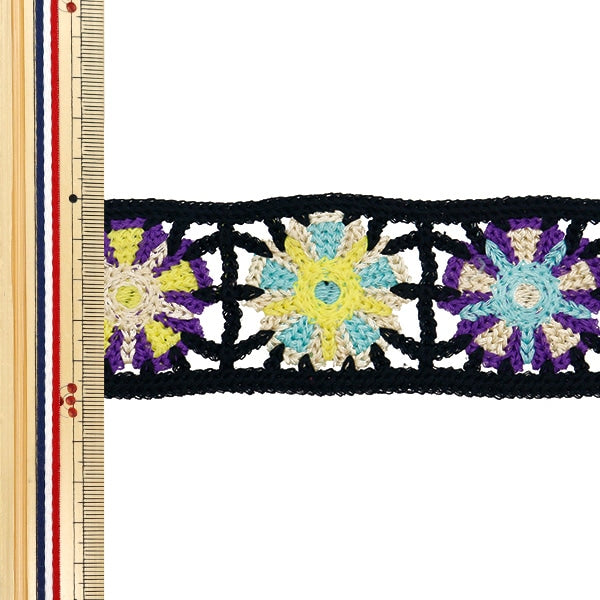 شريط الحرف اليدوية "شريط متماسك مربع أسود KB2346"