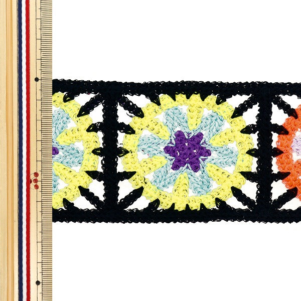 شريط الحرف اليدوية "شريط متماسك مربع أسود KB2354"