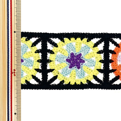 شريط الحرف اليدوية "شريط متماسك مربع أسود KB2354"