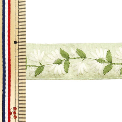 [Aus Menge 5] HandwerkBesätze 『2023 Indischer Stickereibesatz Grün x Grün 46210d]