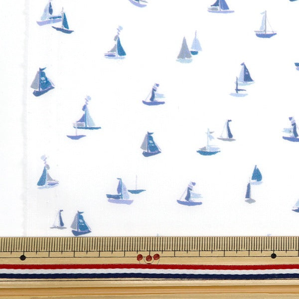 [De la quantité 5] tissu "Liberty tissu tanalone Course Cruise Cruise 1224133-P24C" Liberty Japan Liberty Japan