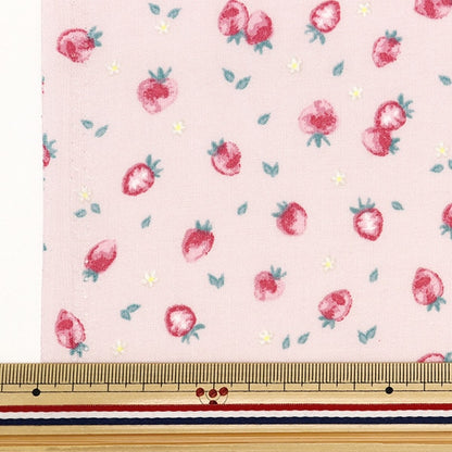 [Aus Quantität 5] Fabric "Schrecken Sie Petit Collection ICHIGO Pink Ptc-STRA-PI" "