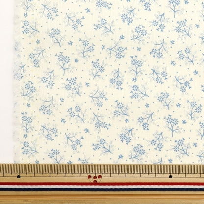 [De la quantité 5] tissu "Mini Bouquet 2 Blue No-Mibo2-B"